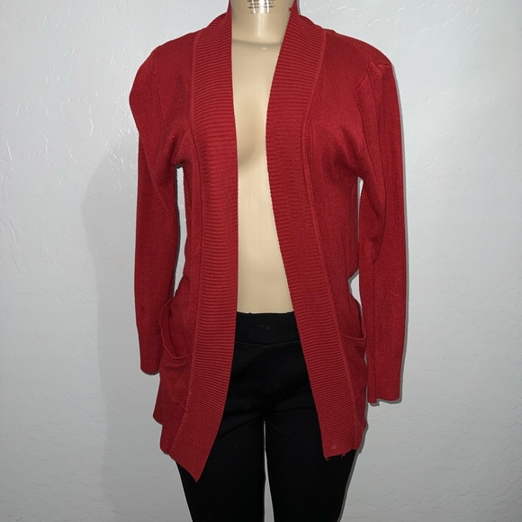 Rust Orange Cardigan - Picture 2 of 6